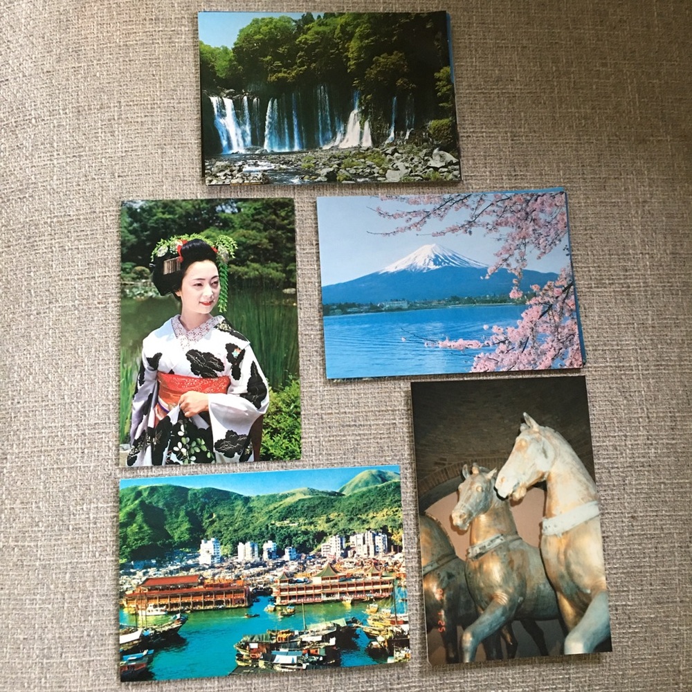18 Japanese postcards